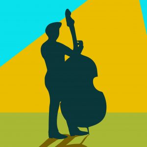Double bass player