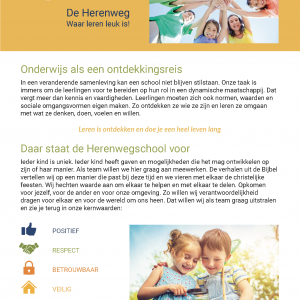Informatiefolder basisschool